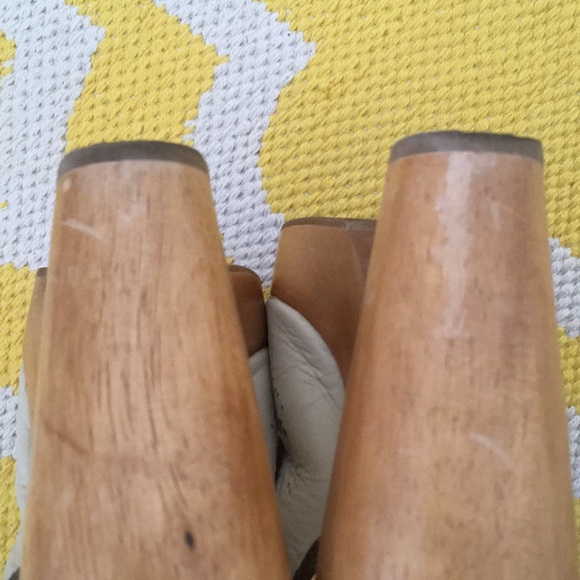 Sam Edelman wood/leather heel-platforms - Picture 7 of 8